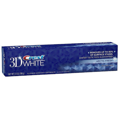 Зубная паста Crest 3D White Arctic Fresh Icy Cool Mint Отбеливающая 198 г