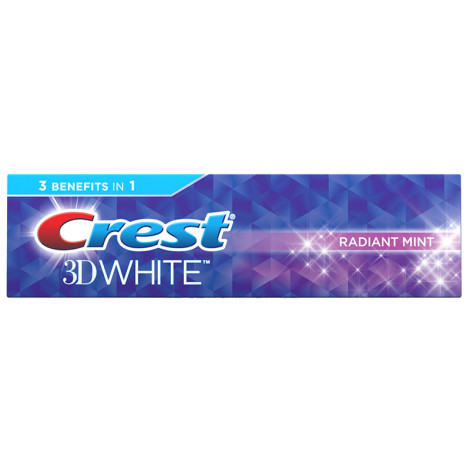 Зубная паста Crest 3D White Radiant Mint Отбеливающая 99 г