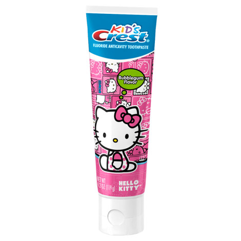 Детская зубная паста Crest Kid's Hello Kitty Bubblegum Flavor со вкусом жевачки 119 г