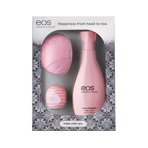 Набор для ухода за кожей EOS Multi 3-Pack: Berry Blossom Hand Lotion Sphere Lip Balm Body Lotion 7 г + 44 г + 200 мл