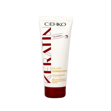 Ополаскиватель C:EHKO Keratin серебристый с кератином для натуральных или окрашенных светлых волос 200 мл
