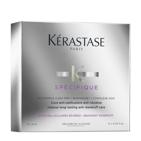 Уход-лечение интенсивный Kerastase Specifique Cure Anti-Pelliculaire длительного действия против перхоти 12х6 мл