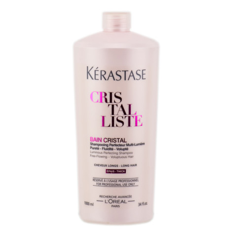 Шампунь для тонких волос Kerastase Cristalliste Bain Cristal Fine легкость и блеск 1000 мл