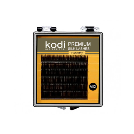 Ресницы Kodi Mini Pack изгиб B 0.05 6 рядов: 8-2, 9-2, 10-2 упаковка Butterfly