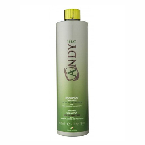 Шампунь для всех типов волос Dikson Andy Wellness для здоровья с витаминами и маслом камелии 500 мл