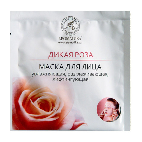 Косметическая тканевая маска Ароматика дикая роза 35 г
