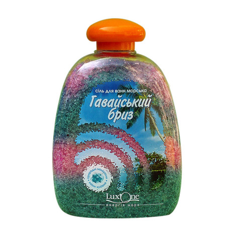 Соль для ванн Ароматика Lux'One Гавайский бриз в банке 570 г