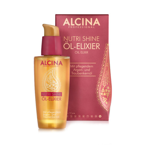 Масло-эликсир Alcina Nutri Shine для всех типов волос 50 мл
