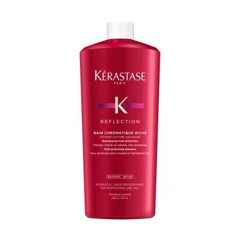 Шампунь Kerastase Reflection Bain Chromatique Riche для чувствительных окрашенных или мелированных волос 1000 мл