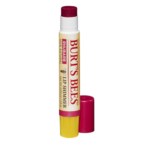 Бальзам для губ Burt's Bees Moisturizing Lip Shimmer Rhubarb увлажняющий с шиммерным блеском 2,6 г
