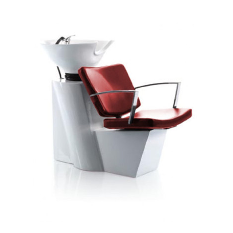 Мойка парикмахерская с креслом Tico BM 78116 красный