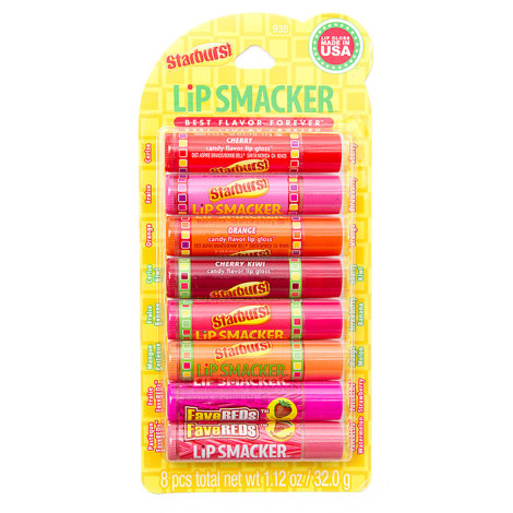 Набор бальзамов для губ Lip Smacker Starburs Lip Gloss Party Pack 8 шт