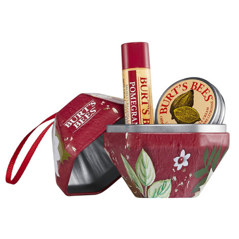 Набор бальзам для губ и масло для кутикулы Burt's Bees Multi 2-Pack Holiday Gift Set Pomegranate бальзам с ароматом граната, лимонное