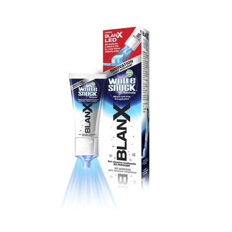 Зубная паста Blanx White Shock с Led колпачком 50 мл
