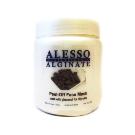 Альгинатная маска Alesso с глиной гассул очищение для жирной и комбинированной кожи 200 г
