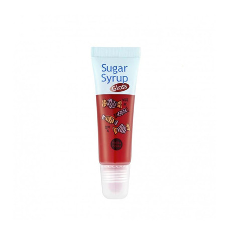 Глазурь для губ Holika Holika Sugar Syrup Gloss 01 Cherry Сахарный сироп тон 01 Вишневый сироп 3 г