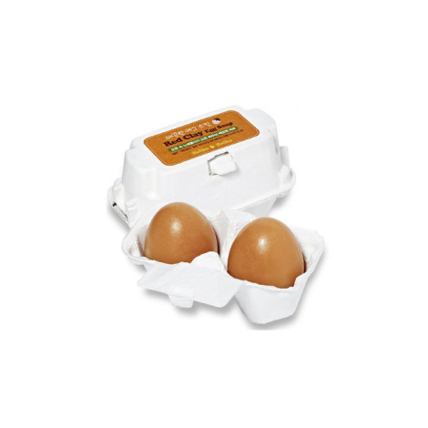 Мыло-яйцо Holika Holika Red Clay Egg Soap красная глина 50 г х 2 шт