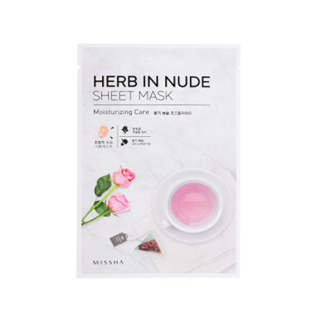 Маска для лица Missha Herb In Nude Sheet Mask Moisturizing Care увлажняющая 23 г