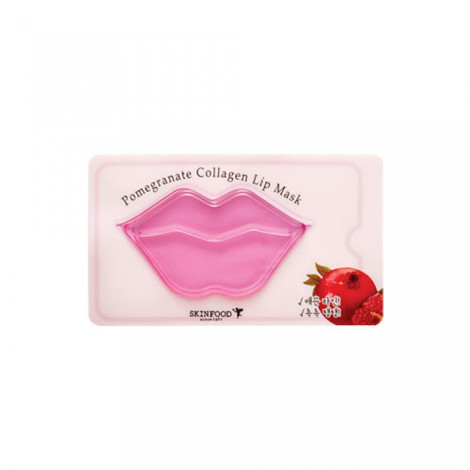 Гидрогелевая маска для губ Skin Food Pomegranate Collagen Lip Mask с экстрактом граната