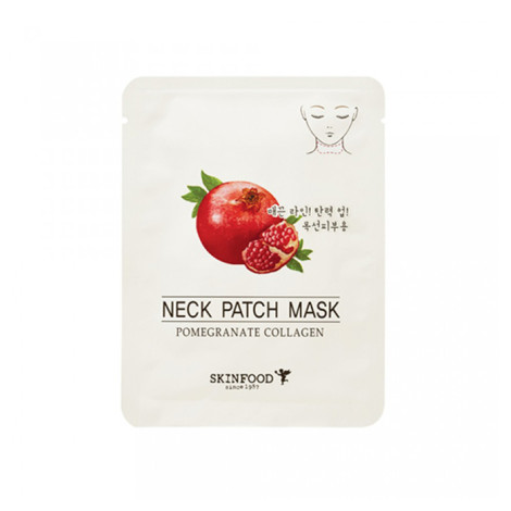 Маска-патч для шеи Skin Food Pomegranate Collagen Neck Mask Patch омолаживающая с гранатом