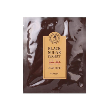 Тканевая маска для лица Skin Food Perfect Black Sugar Mask Sheet 2X Essential с экстрактом черного сахара