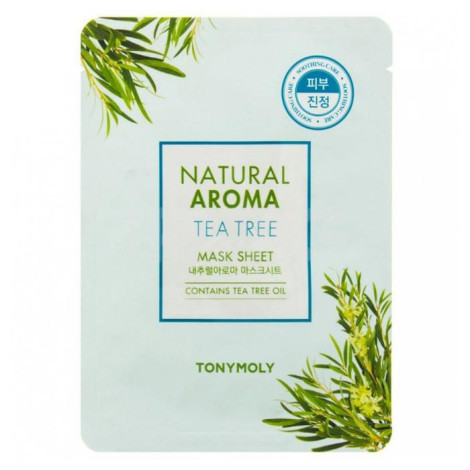 Тканевая маска для лица Tony Moly Natural Aroma Tea Tree Oil Mask с чайным деревом