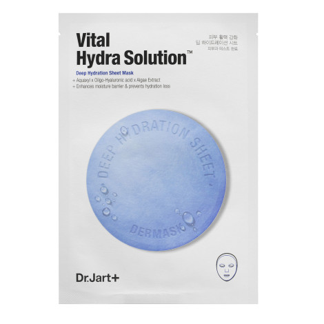 Увлажняющая маска для лица Dr. Jart+ Water Jet Vital Hydra Solution с гиалуроновой кислотой 25 г