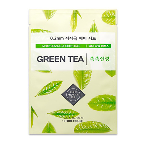 Тканевая маска для лица Etude House Therapy Air Mask Green Tea с экстрактом зеленого чая 20 мл