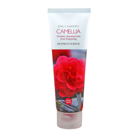 Пенка для умывания Holika Holika Daily Garden Camellia Moisture Cleansing Foam с экстрактом камелии 150 мл