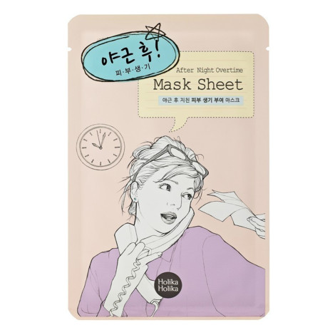 Тканевая маска для лица Holika Holika After Mask Sheet Night Overtime после трудового рабочего дня 18 мл