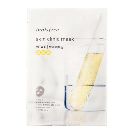 Клиническая маска для лица Innisfree Skin Clinic Mask Vita C с витамином С