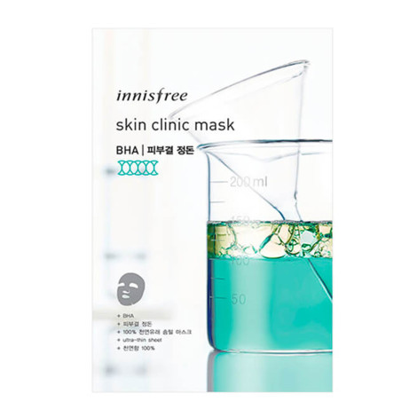 Клиническая маска для лица Innisfree Skin Clinic Mask BHA с салициловой кислотой