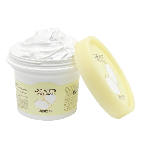 Маска для лица Skin Food Egg White Pore Mask очищающая и сужающая поры на основе яичного белка 125 г