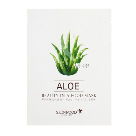 Тканевая маска для лица Skin Food Beauty Food Aloe Mask Sheet с экстрактом алоэ