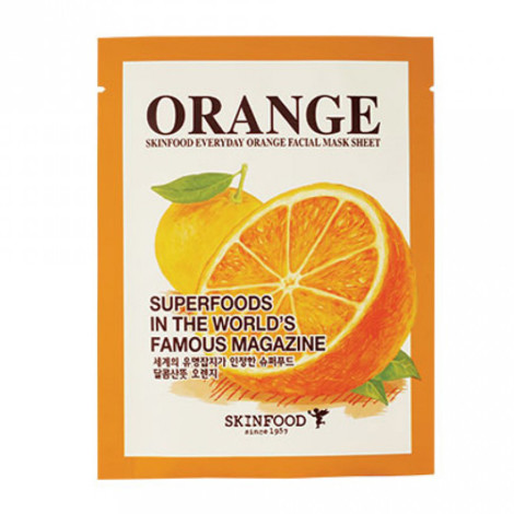 Тканевая маска для лица Skin Food Everyday Orange Mask Sheet с экстрактом апельсина 21 г