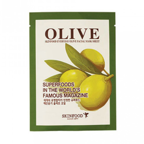 Тканевая маска для лица Skin Food Everyday Olive Mask Sheet с экстрактом оливы 21 г