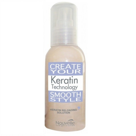 Средство Nouvelle Create Your Smooth Style Keratin Reloading Solution кератиновое восстанавливающее для волос 100 мл