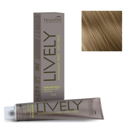 Крем-краска для волос Nouvelle Lively Hair Color 7 блонд 100 мл