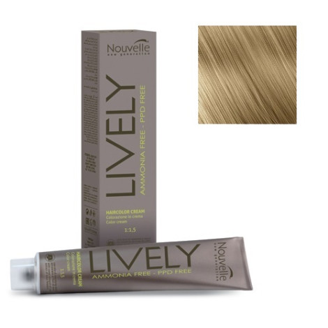 Крем-краска для волос Nouvelle Lively Hair Color 8 светлый блонд 100 мл