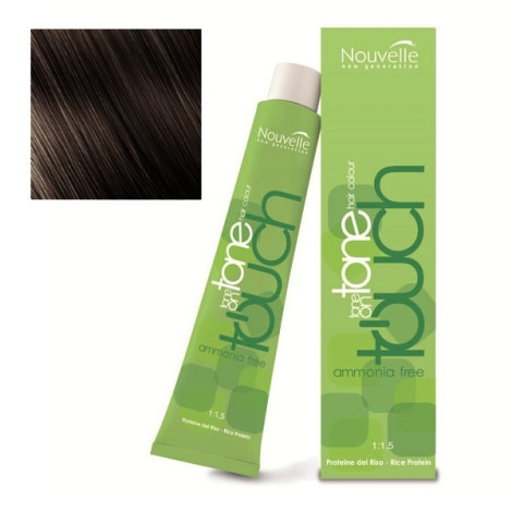 Крем-краска для волос Nouvelle Touch 3 темно-каштановый 60 мл