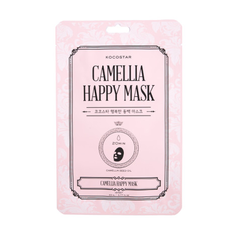 Тканевая маска Kocostar Camellia Happy Mask