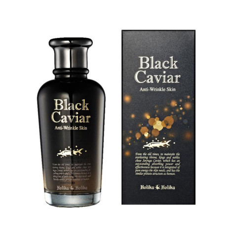 Эмульсия для лица Holika Holika Black Caviar Anti-Wrinkle Emulsion антивозрастная с экстактом черной икры