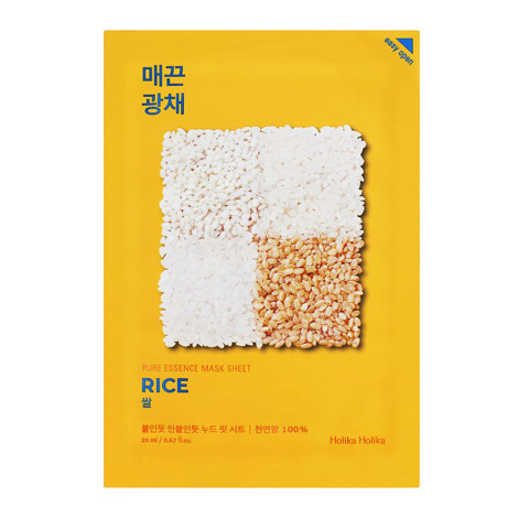 Тканевая маска Holika Holika Pure Essence Rice с рисом