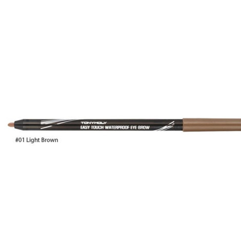 Карандаш для бровей Tony Moly Easy Touch Waterproof Eyebrow Pencil 01 Light Brown водостойкий 0,5 г