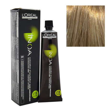 Краска для волос L'Oreal Inoa 10.13 очень очень светлый блондин пепельно-золотистый 60 г