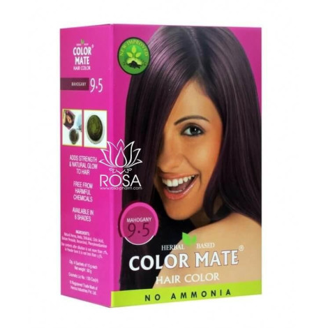 Хна для волос натуральная Color Mate Mahogany 5 х 15 г