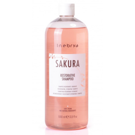 Шампунь восстанавливающий Inebrya Sakura Restorative Shampoo 1000 мл