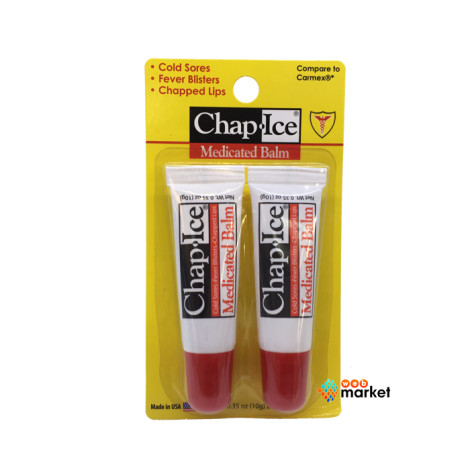 Бальзам для губ OraLabs Chap Ice For Cold Sores Fever Blisters & Chapped Lips Лечебный 10 г