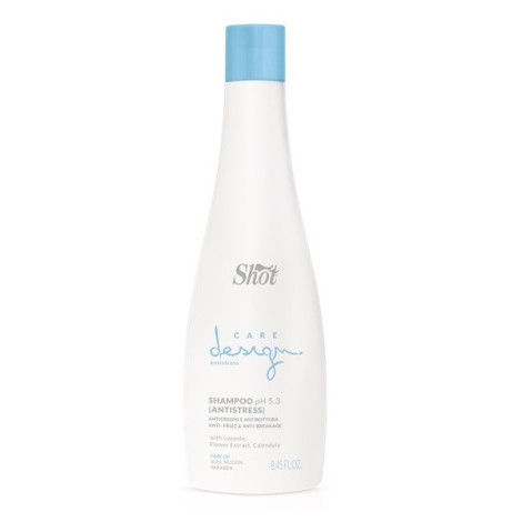 Шампунь анти-стресс против ломкости волос Shot Care Design Antistress Antifrizz Shampoo 250 мл