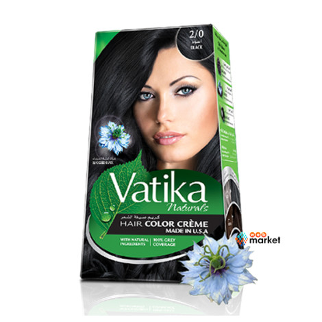 Краска для волос Dabur Vatika Naturals черный 100 мл